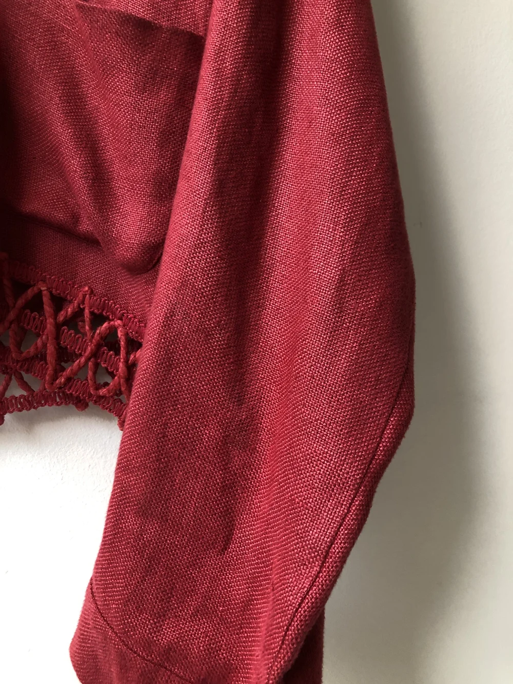 Early 90s Romeo Gigli Red Linen Jacket — body philosophy club